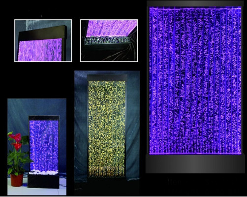 LED water wall wall panel with water bubbles designer water wall