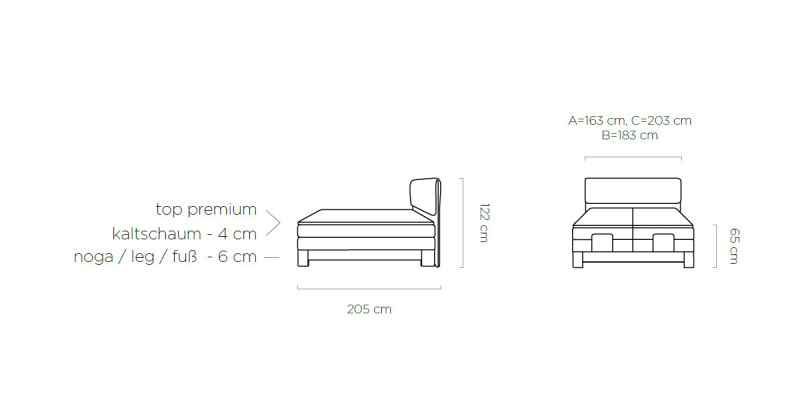 Automatisch boxspringbed ontwerp bed tweepersoonsbedden luxe hotel slaapkamer.