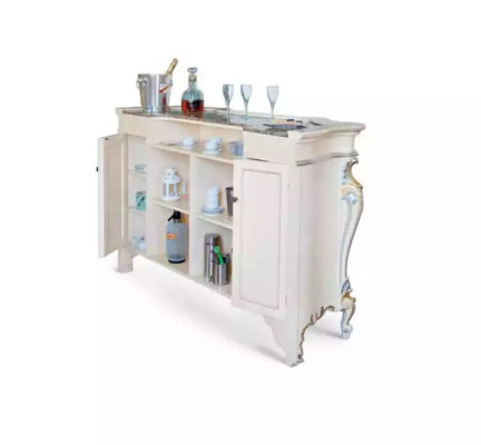 Bartafel Witte bartafel Klassieke stijl Houten barcounter Bar