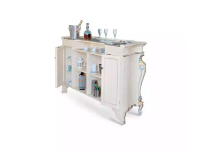 Bartafel Witte bartafel Klassieke stijl Houten barcounter Bar