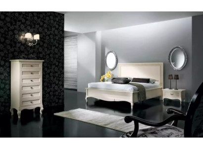 Bed 2x Nightstands 4-piece Bedroom Set Furniture Chest of Drawers Luxury New