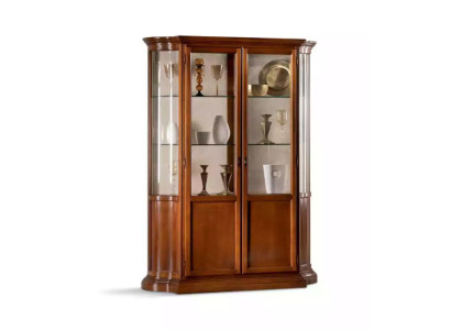 Luxe vitrine woonkamer meubelkast glazen vitrines ontwerper dressoir