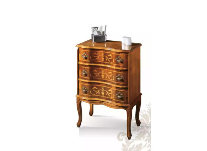 Klassieke kleine commode 3 laden woonkamer houten meubelontwerp