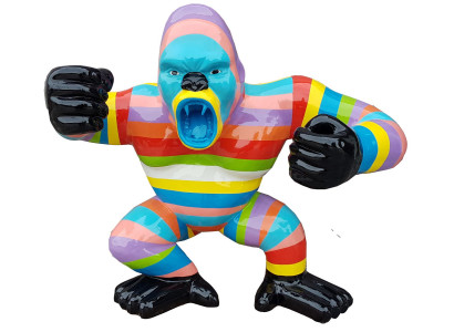 Abstracte figuur standbeeld tuinbeelden Gorilla decoratie beeldhouwwerken nieuw.