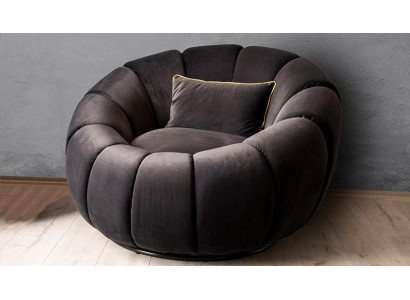 Zwarte fauteuil comfortabel medium zacht Luxueus voor woonkamer Relax Club