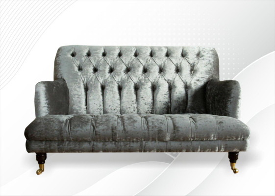 Bankstel 2-delige set Design Chesterfield Bank Gestoffeerde Banken Bank Modern Luxe Nieuw