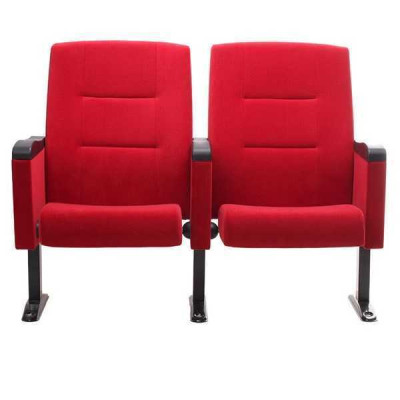 Art Deco fauteuil bankstoel 1-zits voor theaterontwerp Luxe Rood Textiel Nieuw