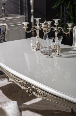 Tafel Luxe eettafel Eetkamer Houten tafel Tafels Art deco meubels