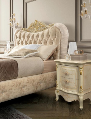 Luxe Chesterfield bed Bedden Gestoffeerd bed Dubbel Italiaanse slaapkamer Nieuw