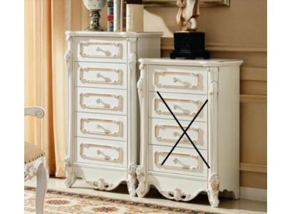 Ladenkast met laden dressoir Ladenkasten Houten hoge kast Sideboard