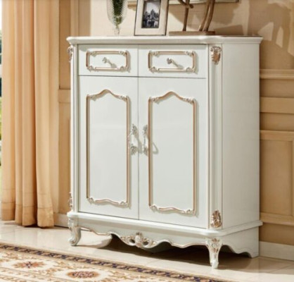 Laden van houten dressoir Witte dressoirs Woonkamer