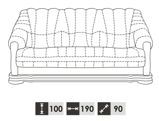 Bankstel 3+2 Zits Klassieke Woonlandschap Sofas Banken Bekleding Nieuw