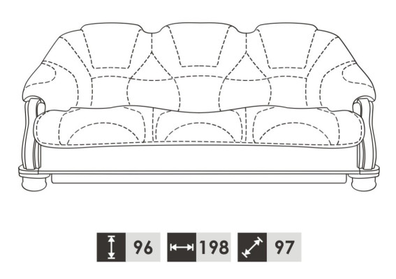 Bankstel 3+1 zits Klassieke set leren banken bankstellen bekleding