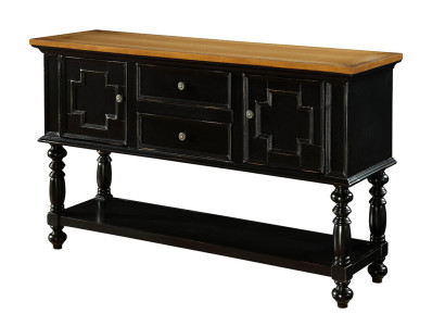 Ladenkast Dressoir Console Houten kast Kapstok Dressoir Designmeubels Zwart