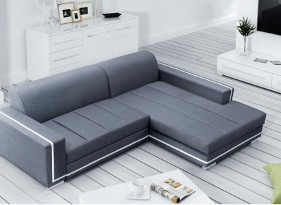 Bank Slaapbank Designbank met slaapfunctie + opbergruimte Hoekbank Couch NIEUW