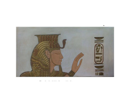 Afbeelding Decor Egypte Beeldhouwwerk Sculptuur 72 x 50 cm Figuren Beelden Sculpturen Nieuw O11