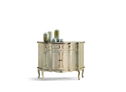 Luxe Italiaanse houten meubels commode wit buffetkast woonkamer