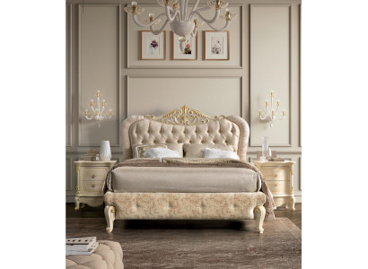 Luxe Chesterfield bed Bedden Gestoffeerd bed Dubbel Italiaanse slaapkamer Nieuw