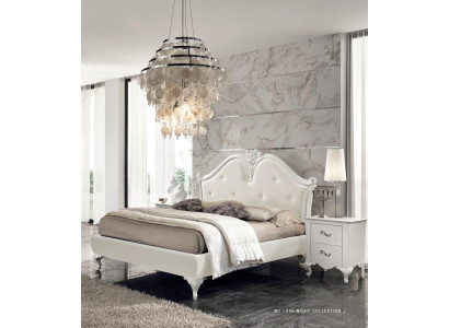 Luxe bed Klassieke bedden Bedframes Dubbel Modern Tweepersoonsbed Modern Wit