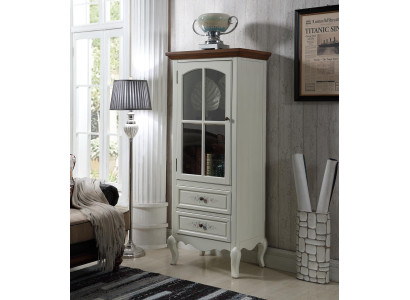 Dressoir glazen kast commode Hoge kasten echte houten meubels dressoirs vitrine