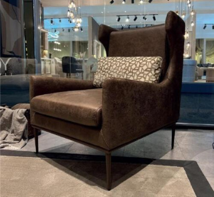 Woonkamer fauteuil Stoel Modern design Bruin Stijl Modern Luxe Nieuw  Woonkamer fauteuil Stoel Modern ontwerp Bruin Stijl Modern Luxe Nieuw